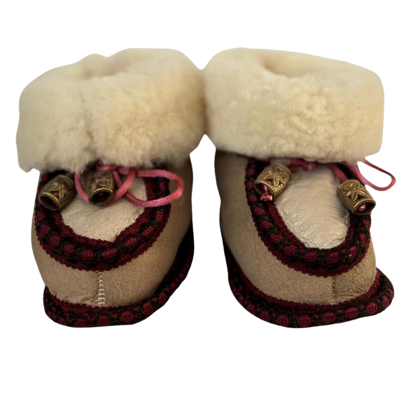 Eskimo Babyschuhe aus Schaffell