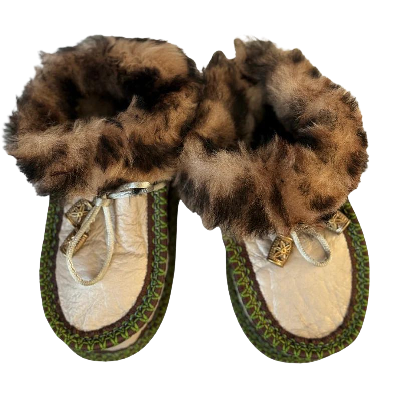 Eskimo Babyschuhe aus Schaffell