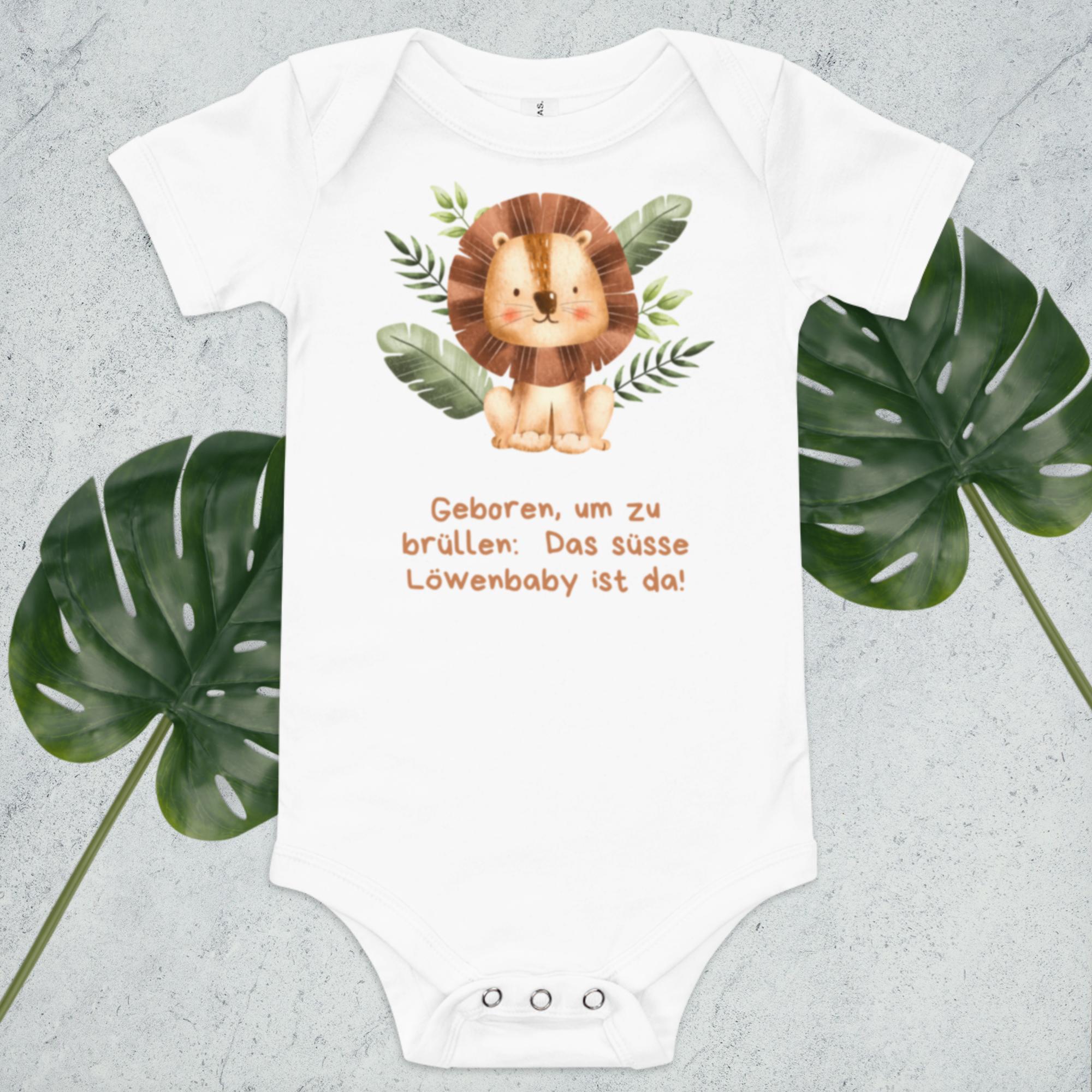 Kurzärmliger Baby Body